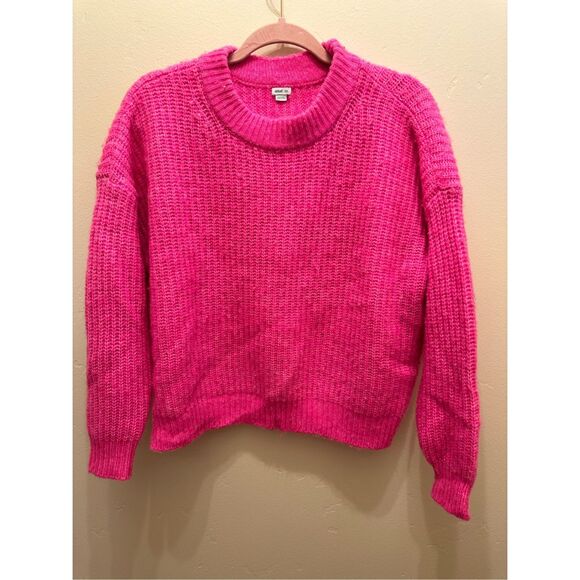 aerie Sweaters - Aerie Pink Knit Pullover Sweater Size Small